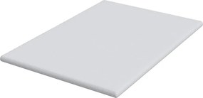 vidaXL Στρώμα επικάλυψης Λευκό 160 x 200 cm Υφασμα Jacquard