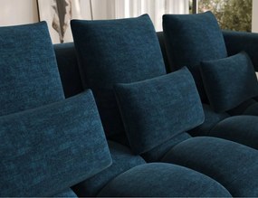 Γωνιακός Καναπές Velly-Μπλε-Δεξιά