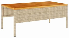 vidaXL Σετ Καναπέ Κήπου 6 pcs Μπέζ και Ανοιχτό Γκρι συνθετικό ρατάν