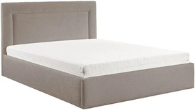 Επενδυμένο κρεβάτι Dream-Silver Gray-180 x 200