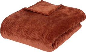 Κουβέρτα Fleece Ημίδιπλη (180x230) A-S Flannel Terracotta 156048I