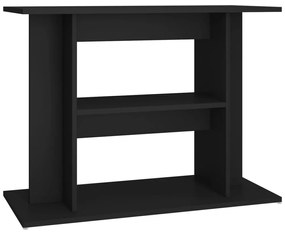 vidaXL Βάση Ενυδρείου Μαύρη 80 x 35 x 60 εκ. από Επεξεργασμένο Ξύλο
