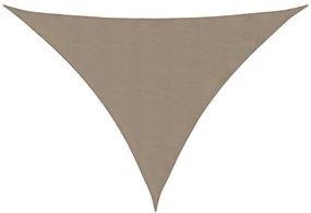 vidaXL Πανί Σκίασης Τρίγωνο Taupe 5 x 7 x 7 μ. από Ύφασμα Oxford