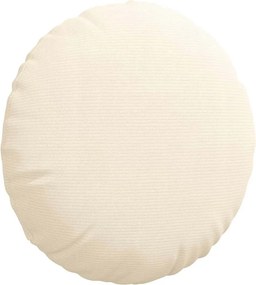 vidaXL Μαξιλάρια καθισμάτων 2 pcs Κρεμ Ø50 x 19 εκ