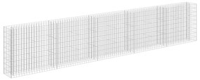 vidaXL Συρματοκιβώτιο-Γλάστρα Υπερυψωμένη 450x30x90 εκ. Γαλβ. Χάλυβας