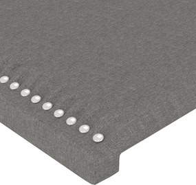 vidaXL Κεφαλάρια Σκ. Γκρι 144x5x78/88 εκ. Ύφασμα