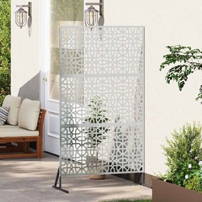 vidaXL Οθόνη Ιδιωτικότητας Γκρι 100 x 50 x 180 εκ. Ατσάλι