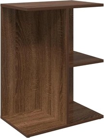 vidaXL Κομοδίνο Καφέ Δρυς 46,5x29x61 εκ. από Επεξεργασμένο Ξύλο