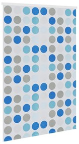 vidaXL Κουρτίνα Μπάνιου Ρολό Σχέδιο Κύκλοι 160 x 240 εκ.