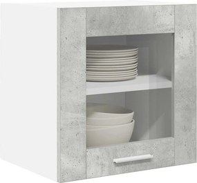 vidaXL Κρεμαστό ντουλάπι Riga 2 pcs Σκυρόδεμα Γκρι 40 x 31 x 40 εκ.