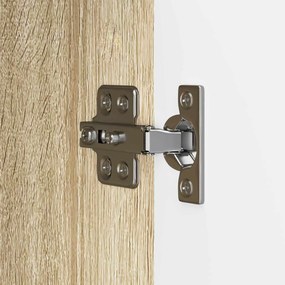 vidaXL Πλαϊνό γραφείο Sonoma Δρυς 89 x 34,5 x 80 εκ Επεξεργασμένο Ξύλο