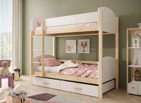 Κουκέτα Jacky M-Leuko-Sonoma-180 x 80