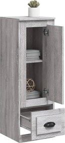 vidaXL Ντουλάπι Γκρι sonoma 36x35,5x103,5 εκ. από Επεξεργασμένο Ξύλο