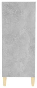 Ραφιέρα Γκρι Σκυροδέματος 57 x 35 x 90 εκ. από Μοριοσανίδα - Γκρι