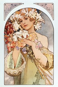 Αναπαραγωγή The Flower, Alfons Mucha