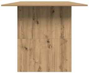 vidaXL Τραπεζαρία Artisan Oak 180x90x76 cm Ξύλινη κατασκευή
