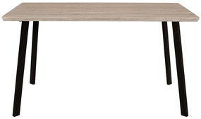 Τραπέζι OFIRA με Μαύρα πόδια Sonama 140x80x76Y εκ. 140x80x76 εκ.