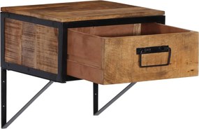 vidaXL Κομοδίνο 40x35x40 εκ. από Μασίφ Ξύλο Μάνγκο