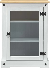 vidaXL Ηχοσύστημα ντουλάπι Λευκό 60 x 50 x 82 εκ Στερεά ξυλεία πεύκου