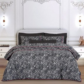 Παπλωματοθήκη 2217 (Σετ 3τμχ) Black-Beige Greenwich Polo Club Υπέρδιπλo 220x240cm Βαμβάκι-Πολυέστερ
