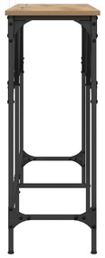 vidaXL Τραπέζι κονσόλας artisan δρυς 140 x 29 x 75 εκ