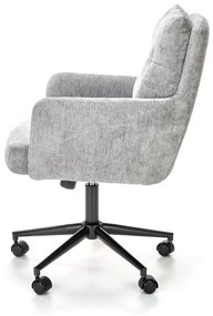 FLORES swivel armchair, light grey DIOMMI V-CH-FLORES-FOT-J.POPIEL