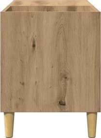 ντουλάπι δίσκων vidaXL Δρυς τεχνίτης 84,5x38x48 cm Κατασκευασμένο ξύλο