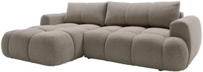 Γωνιακός καναπές Mitto-Mpez Skouro-Αριστερή - 270.00Χ173.00Χ85.00cm