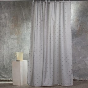 Κουρτίνα Μπάνιου 180x180 Dots Silver 20000598