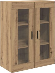 vidaXL Highboard με συρτάρι 2 pcs Artisan Oak Επεξεργασμένο ξύλο