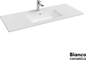 Bianco Ceramica Flat 36121 121x46 - Νιπτήρας μπάνιου