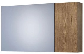 Καθρέπτης μπάνιου - Ντουλάπι Luxus 100 Pl Wood Dark