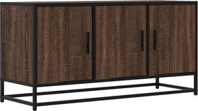 vidaXL Ντουλάπι τηλεόρασης καφέ δρυς 100x35x50 cm