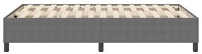 vidaXL Κρεβάτι με ελατήρια Ανοιχτό γκρι 120 x 190 cm Βελούδο
