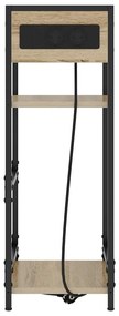 vidaXL Κομοδίνο Sonoma Δρυς 40 x 27 x 76 εκ Επεξεργασμένο ξύλο