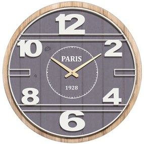 Ρολόι Τοίχου Paris 1928 125-222-330 60cm Multi Wood