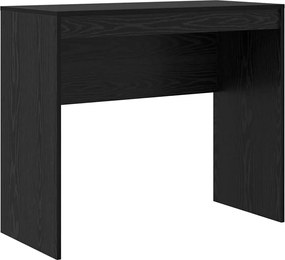 vidaXL Γραφείο με συρτάρι με ράφι με αποθήκευση 2 pcs Μαύρη Οξυά
