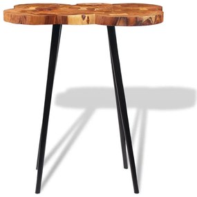 Τραπέζι Μπαρ Κορμός 90 x 60 x 110 εκ. από Μασίφ Ξύλο Ακακίας - Καφέ