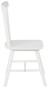Καρέκλα Melia rubberwood σε λευκή απόχρωση 45x51x87εκ 4αδα 45x51x87 εκ.
