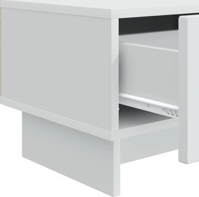 vidaXL Ντουλάπι TV Λευκό 147 x 34,5 x 30 εκ Επεξεργασμένο Ξύλο