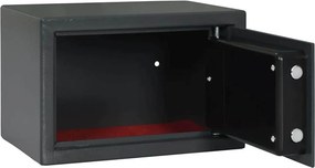 vidaXL Ψηφιακό Ασφαλές Σκούρο γκρι 31 x 20 x 20 εκ. Ατσάλι
