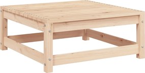 vidaXL Υποπόδιο Κήπου Μασίφ Ξύλο Πεύκου με Μαξιλάρια