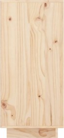 vidaXL Ντουλάπι 111x34x75 εκ. από Μασίφ Ξύλο Πεύκου