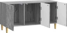 vidaXL Ντουλάπι TV 99 x 34,5 x 50 cm Γκρι Sonoma Επεξεργασμένο Ξύλο