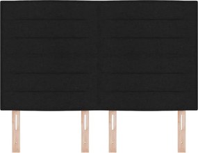 vidaXL Κεφαλάρι Μαύρο 144 cm ύφασμα