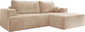 Γωνιακός καναπές Mivo-Beige-Δεξιά