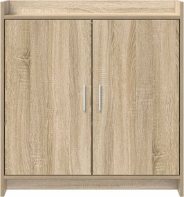 vidaXL Πλαϊνό γραφείο Sonoma Δρυς 72 x 36 x 80 εκ. Επεξεργασμένο Ξύλο