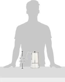 Ιταλικη καφετιερα Monix Eterna Γκρι