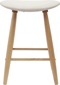 vidaXL Καρέκλες φαγητού 2 pcs Φυσικό 46 x 37 x 63 εκ