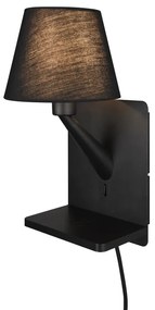 Φωτιστικό Επίτοιχο Trio Lighting COMFORT 262670132 Μαύρο Ματ (Black Mat)